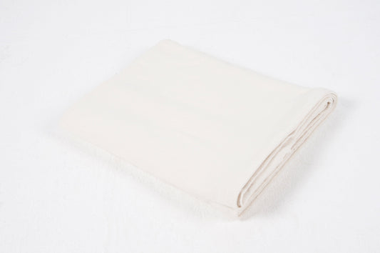 Old Branding - Organic Cotton Yoga Blanket Natural